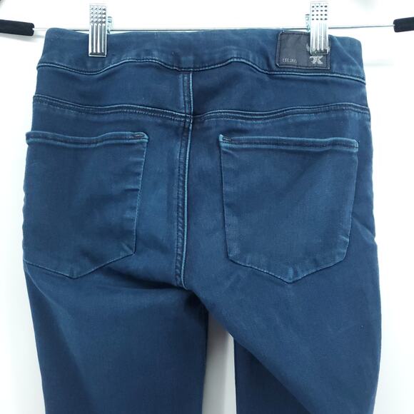 AEO American Eagle Super Super Stretch Extreme Sateen Jegging Dark Skinny 0R - Picture 10 of 12